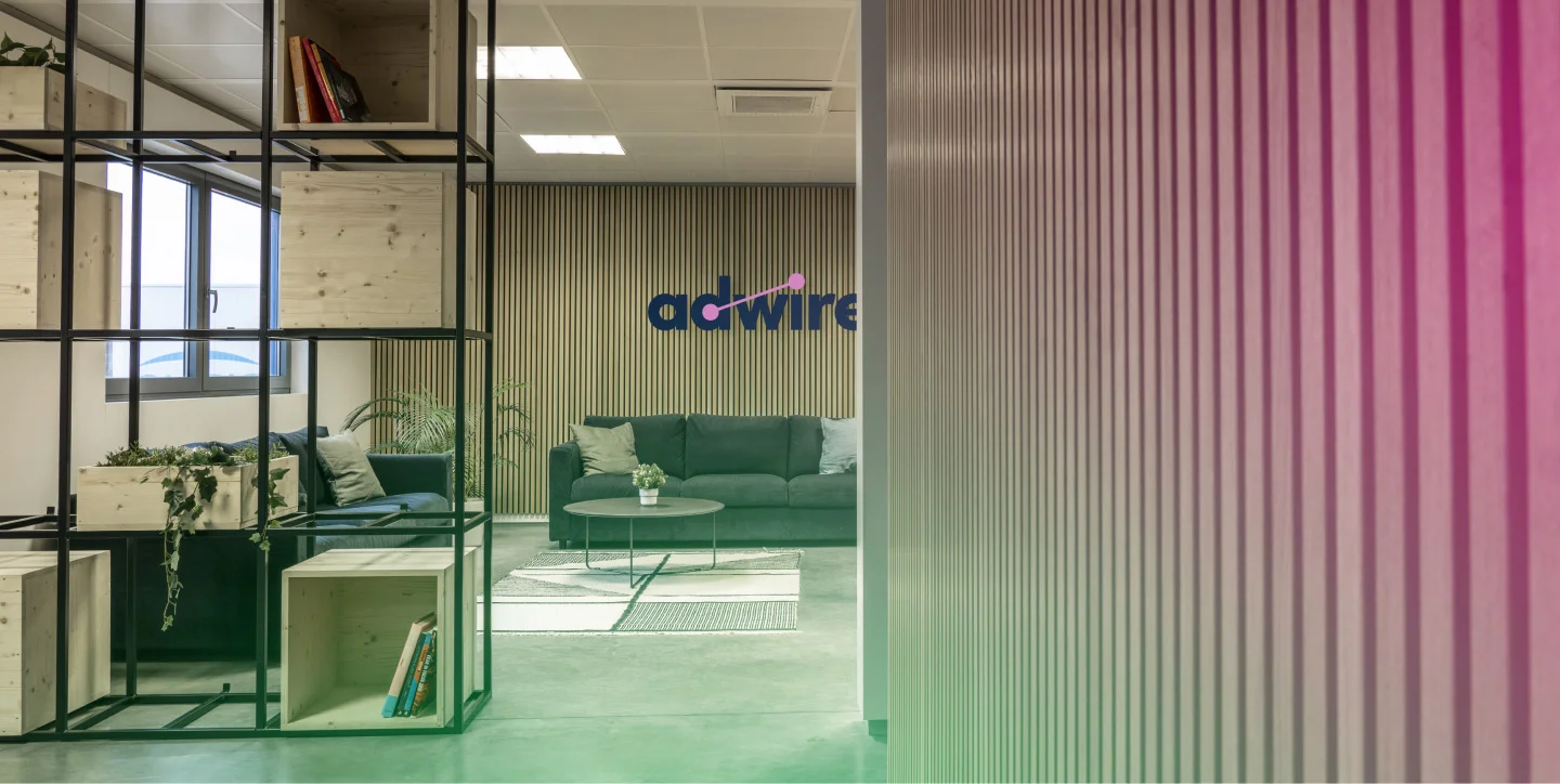 Reception area at the Adwire office in Steinfort